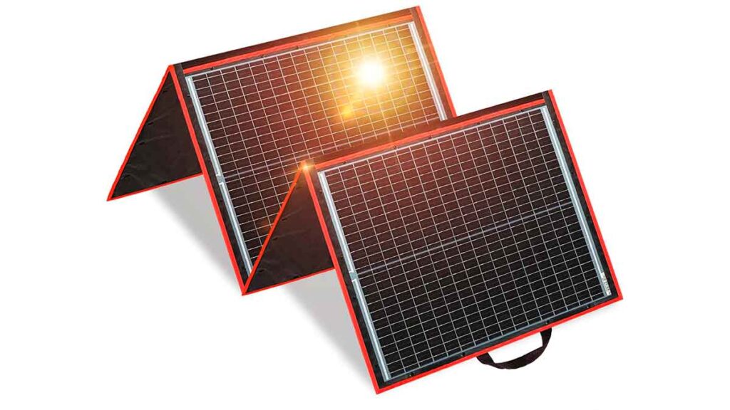 DOKIO Panel Solar Plegable Portátil 160W